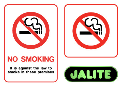 no smoking signs
