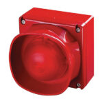 Apollo Weatherproof Multi-Tone Open-Area Sounder Visual Indicator with Isolator (Red)