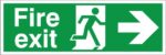 Fire Exit Arrow Right Sign