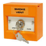 Smoke Vent Fireman's Switch in Orange