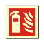 Photoluminescent Fire Extinguisher Sign