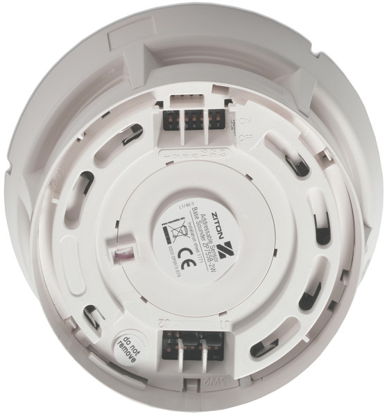 Ziton Addressable Base Sounder in Polar White