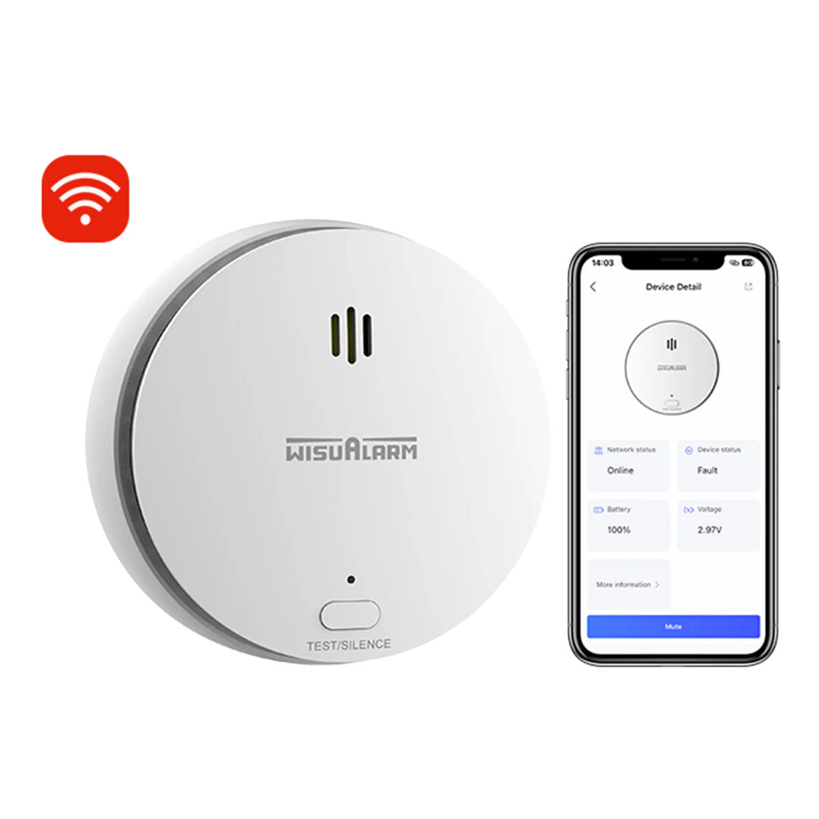 Wisualarm Wi-Fi Smoke Alarm