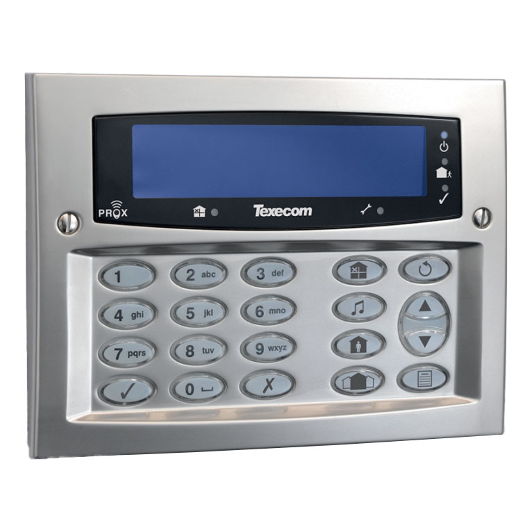 Texecom Premier Elite Satin Chrome FMK/SMK Proximity Keypad