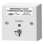 Emergency Voice Communication System Mains Isolator Keyswitch