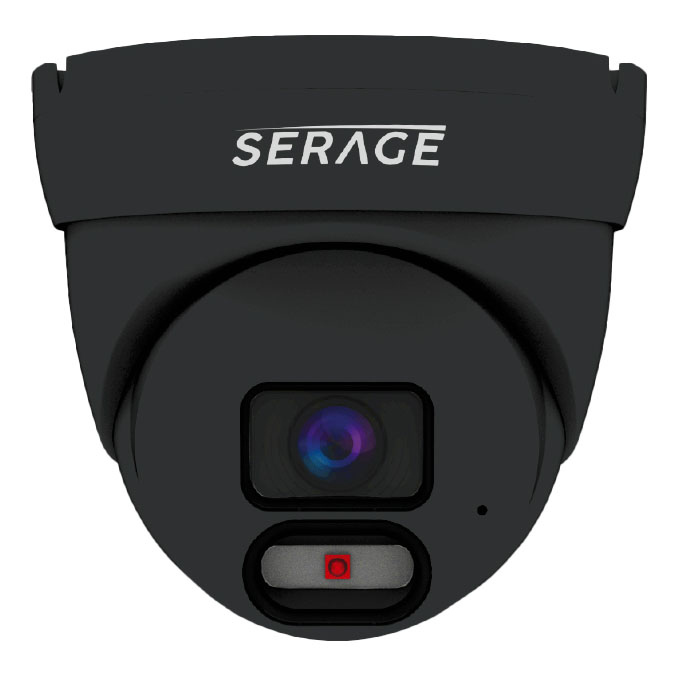 Serage IP 4MP 2.8mm Night Light Turret Camera in Black