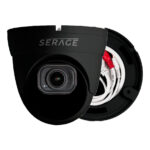 Serage IP 5MP 2.8-12mm Night Light AI Turret Camera in Black