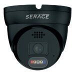 Serage IP 5MP 2.8mm 2-Way Audio Night Colour AI Turret Camera in Black