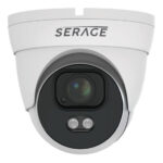 Serage IP 5MP 2.8-12mm ANPR & Face Recognition Night Colour AI Turret Camera in White