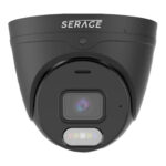 Serage IP Premium 5MP WDR 2.8mm 2-Way Audio Night Colour AI Turret Camera in Black