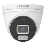 Serage IP Premium 5MP WDR 2.8mm 2-Way Audio Night Colour AI Turret Camera in White