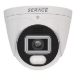 Serage IP Premium 8MP WDR 2.8mm 2-Way Audio Night Colour AI Turret Camera in White