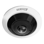 Serage IP Premium 12MP 1.6mm Split View 360 Degree FishEye Camera in White