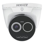 Serage IP Premium 5MP 2.8mm Bi-Spectrum Thermal Fire Detection Turret Camera in White