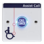 Lexicomm AssistCall Call Cancel Plate in White
