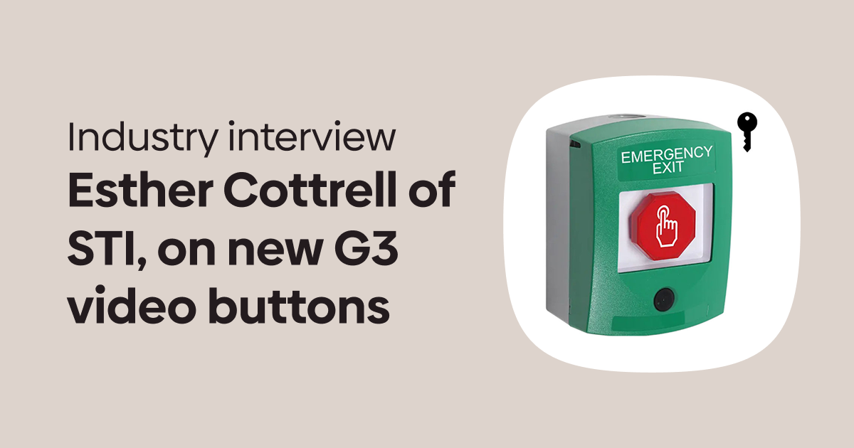 STI G3 Emergency Exit Push Button with Camera